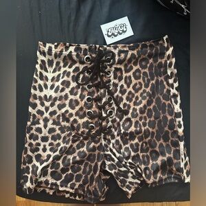 MXCI leopard shorts
